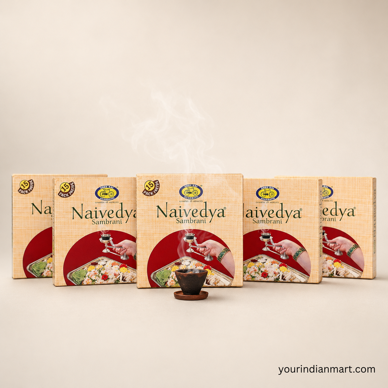 Camphor and Dhoop and Sambrani Kit for Home Puja and Festive Use