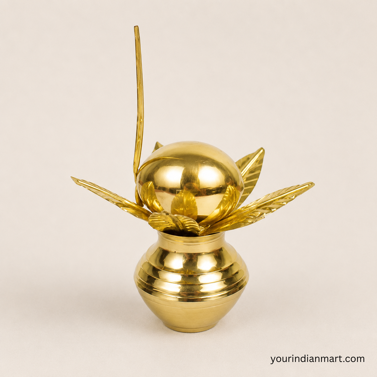 Kalash and Coconut Decor Set for Home Puja and Festive Use