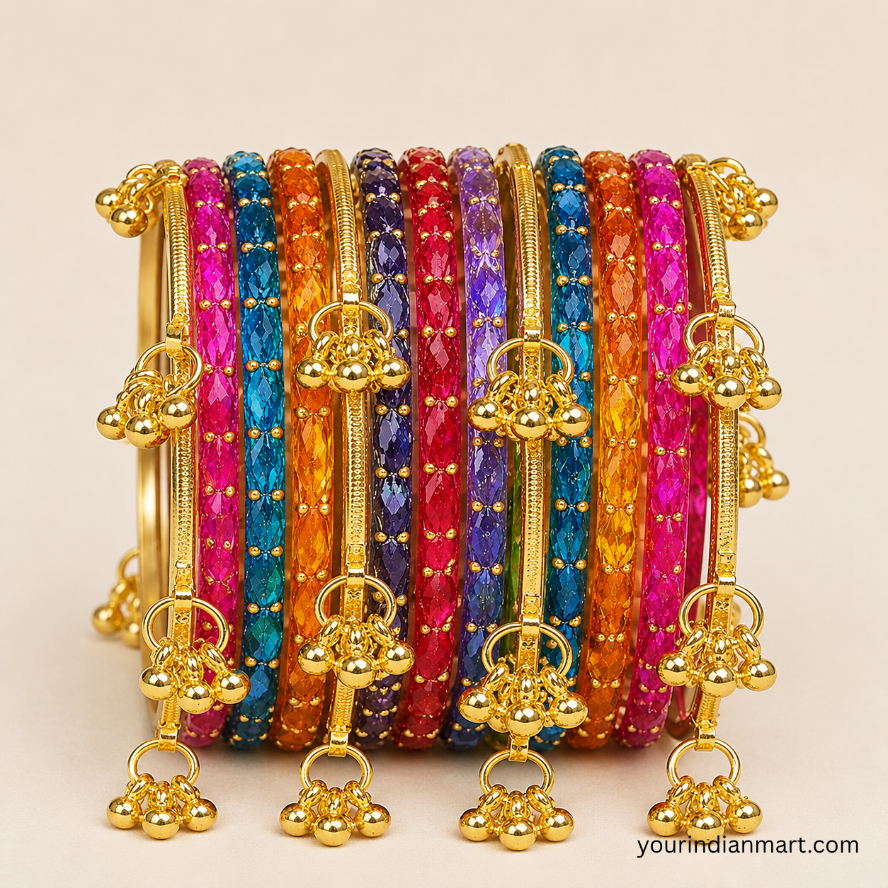 Bridal Festive Bangles Set for Traditional Styling