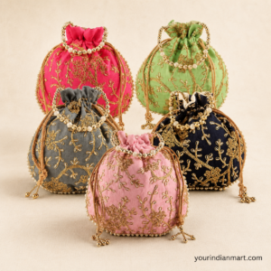 Ethnic Juttis and Potli Bag Style Accessory Selection