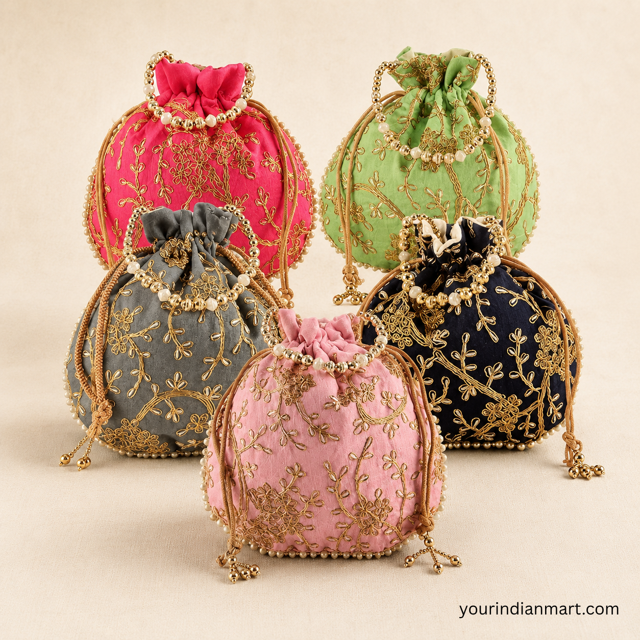 Ethnic Juttis and Potli Bag Style Accessory Selection