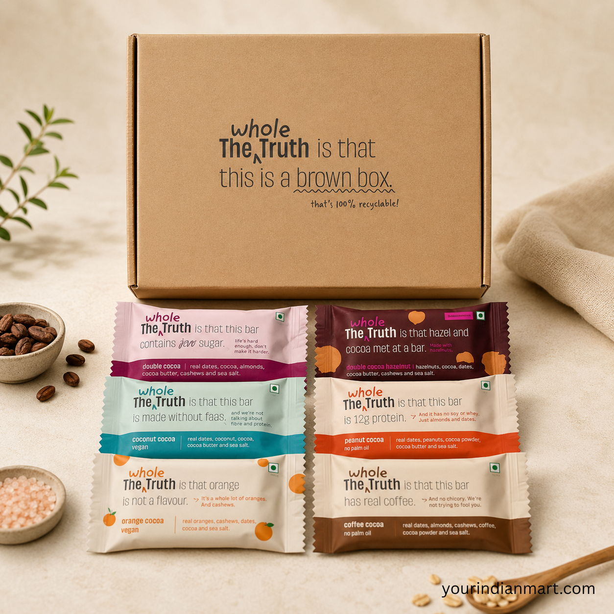 The Whole Truth Protein Bars Box of 6