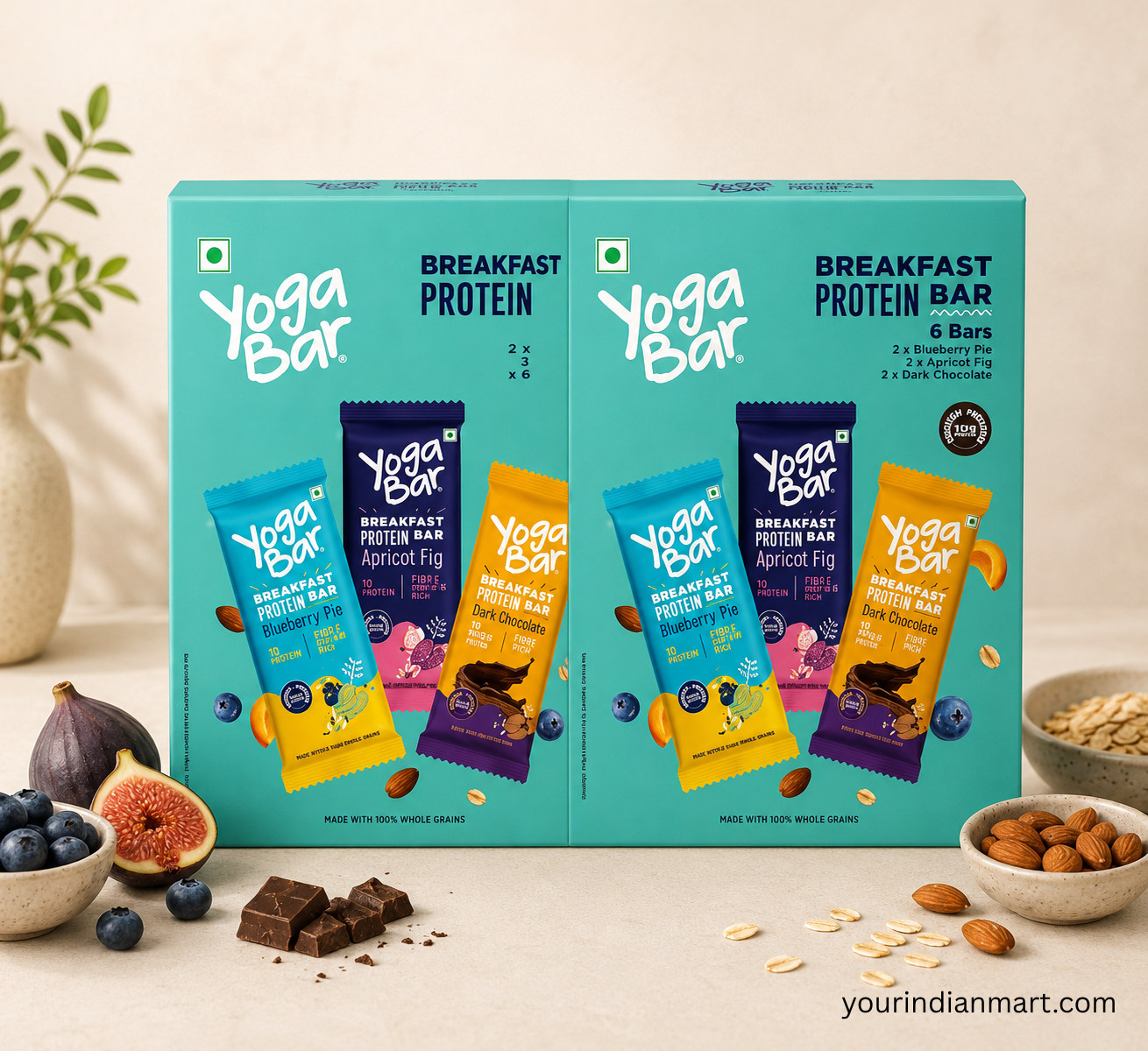 Yogabar Protein Bars and Muesli Selection