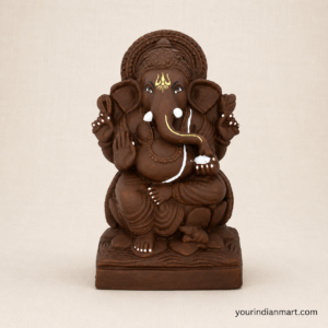 Eco-Friendly Ganesh Clay Idol for Festival Decor