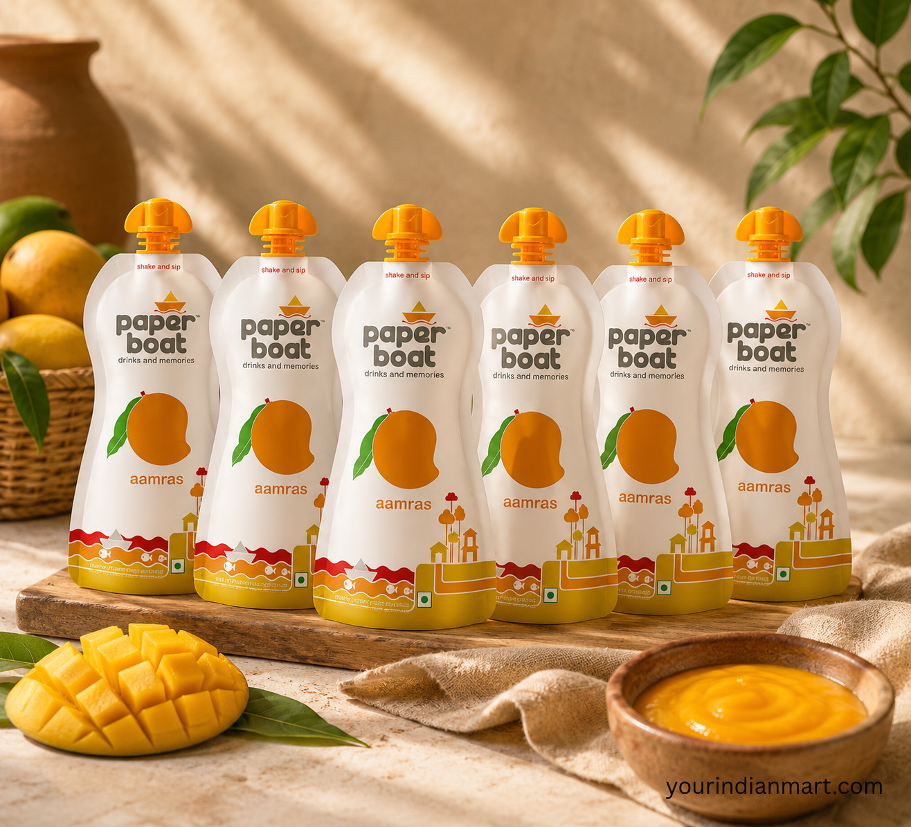 Paper Boat Indian Summer Drinks Selection