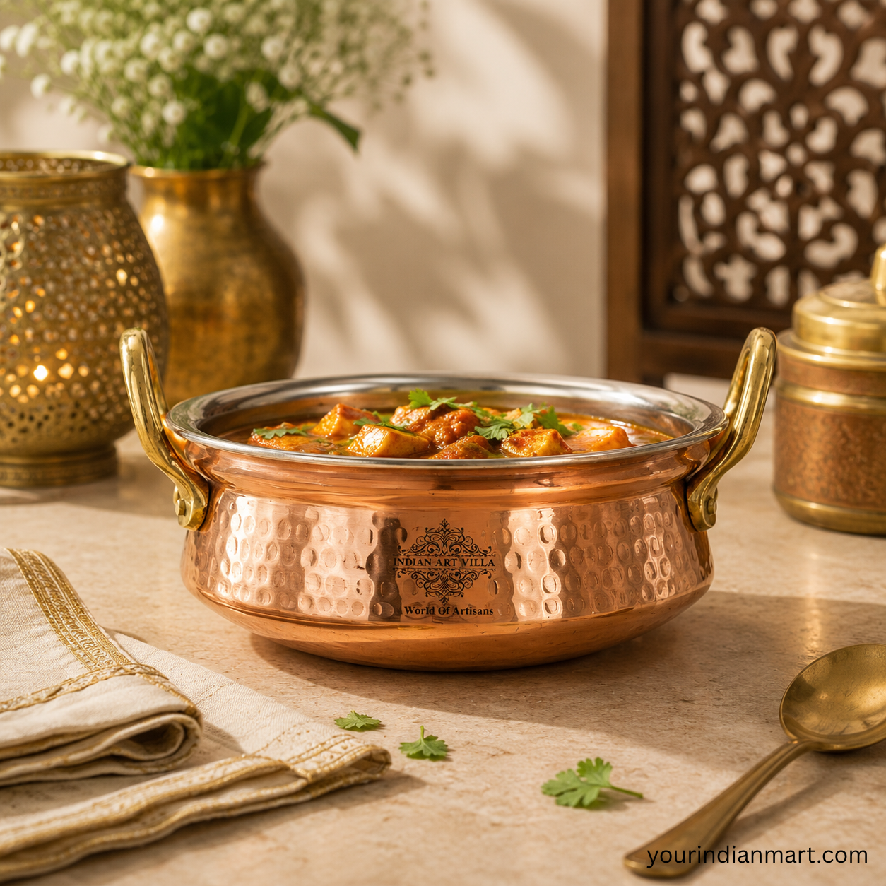 Decorative Handi and Kadai Serveware - Image 3