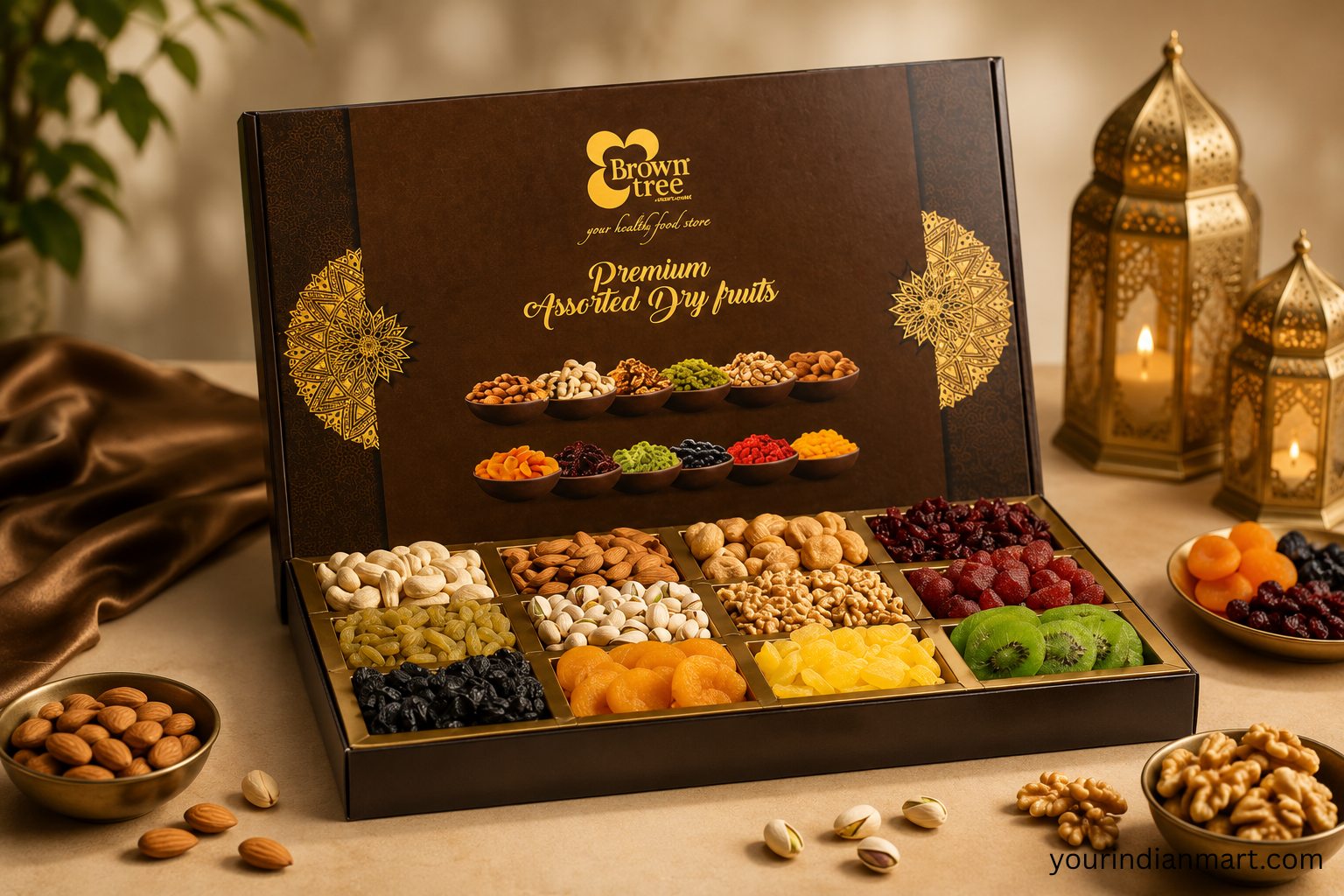 Dry Fruit and Dates Gift Pack for Pantry and Gifting