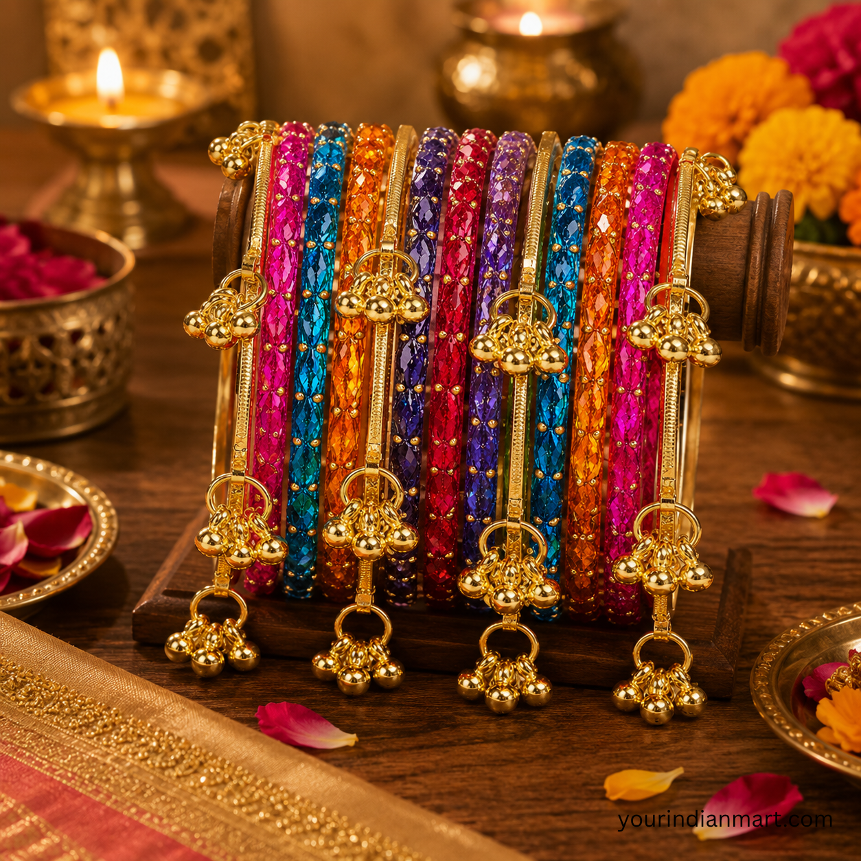 Bridal Festive Bangles Set for Traditional Styling - Image 2