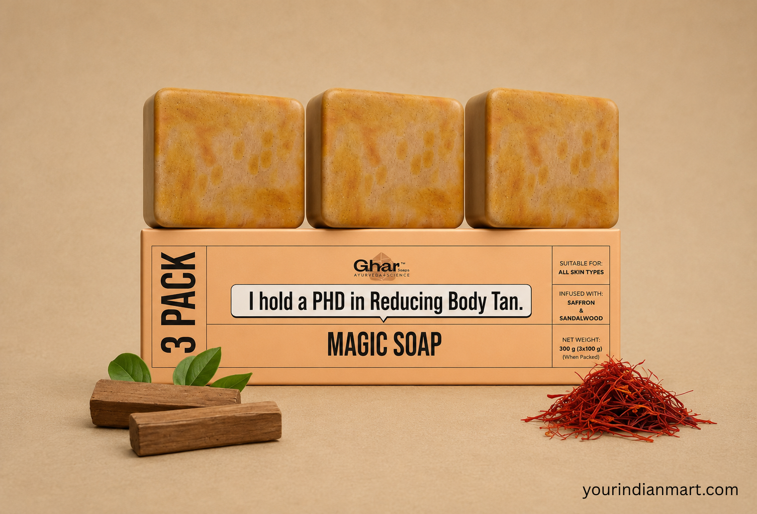 Mysore Sandal Soap Gift Pack - Image 2