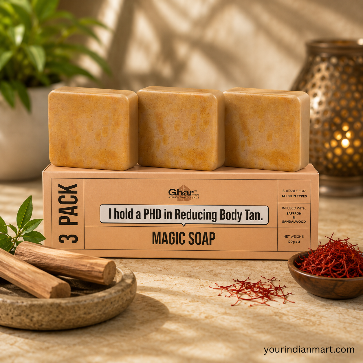 Mysore Sandal Soap Gift Pack - Image 3