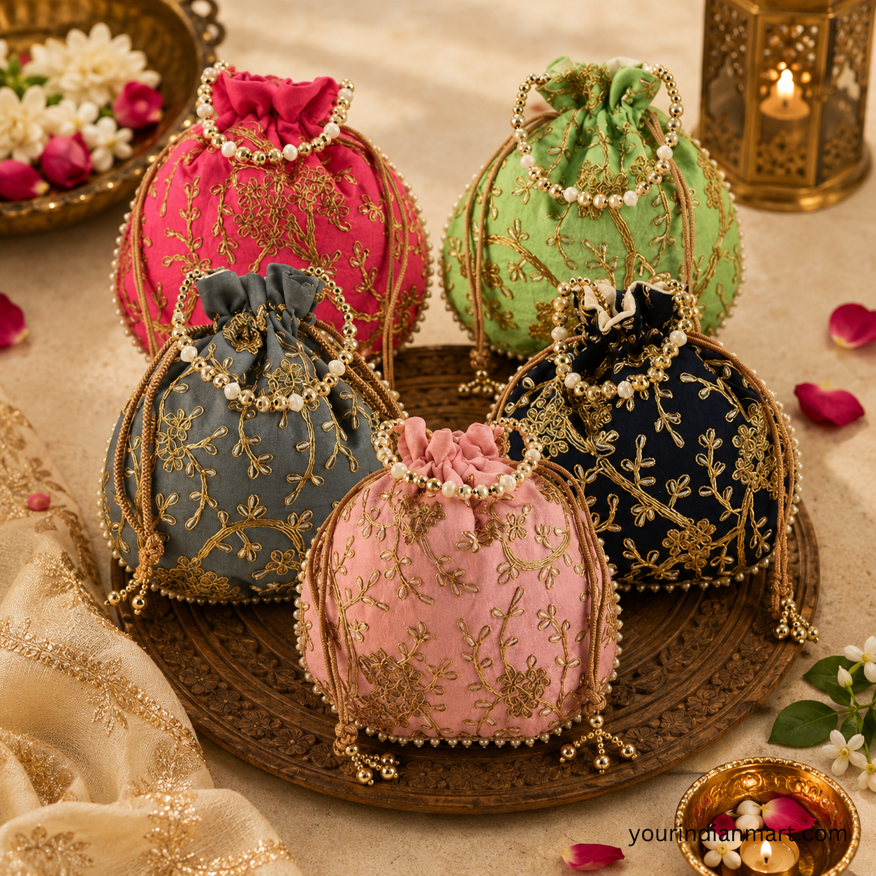 Ethnic Juttis and Potli Bag Style Accessory Selection - Image 3