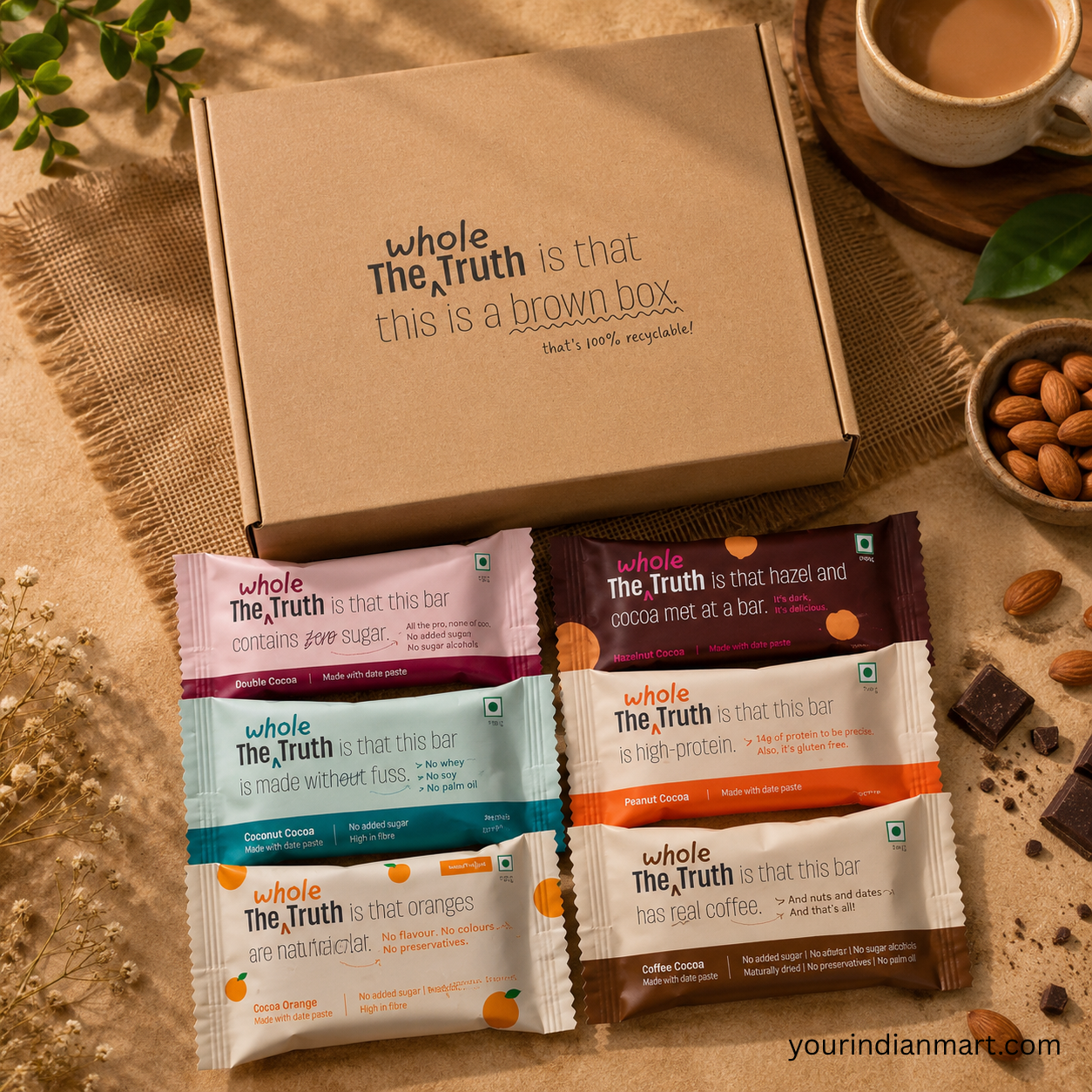 The Whole Truth Protein Bars Box of 6 - Image 3