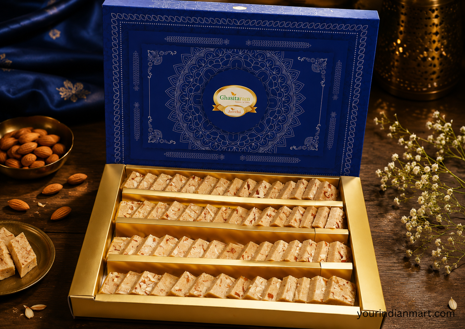 Kaju Katli Shelf-Stable Mithai Gift Box - Image 2
