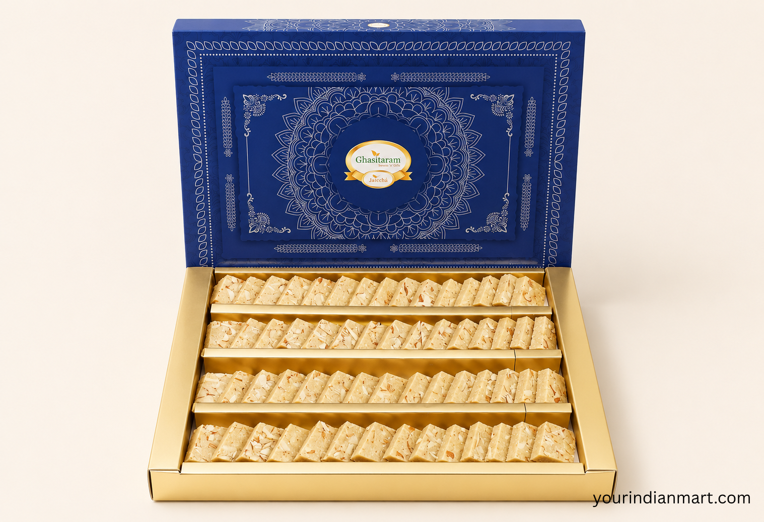 Kaju Katli Shelf-Stable Mithai Gift Box