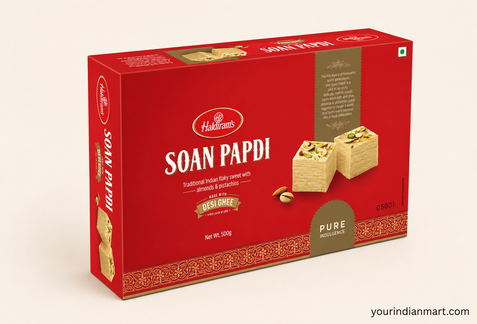 Haldiram Soan Papdi and Boxed Sweets Selection