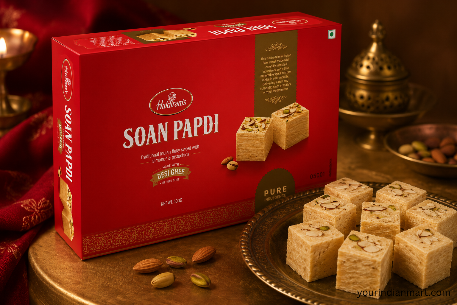 Haldiram Soan Papdi and Boxed Sweets Selection - Image 2