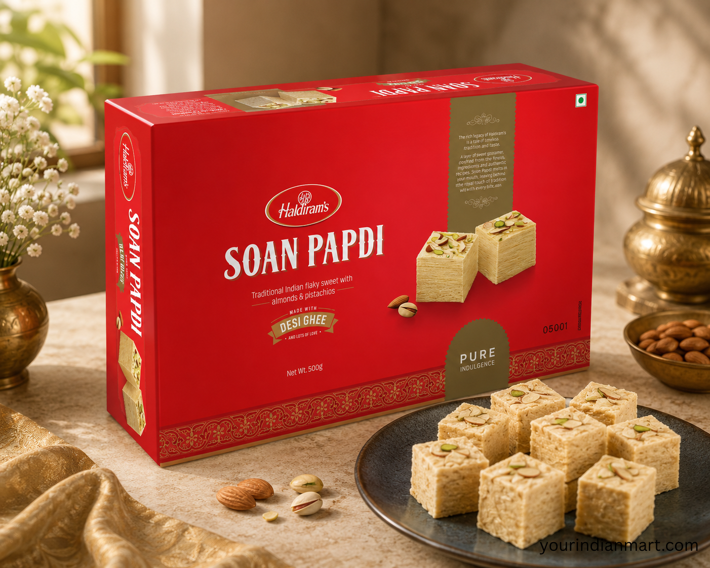 Haldiram Soan Papdi and Boxed Sweets Selection - Image 3