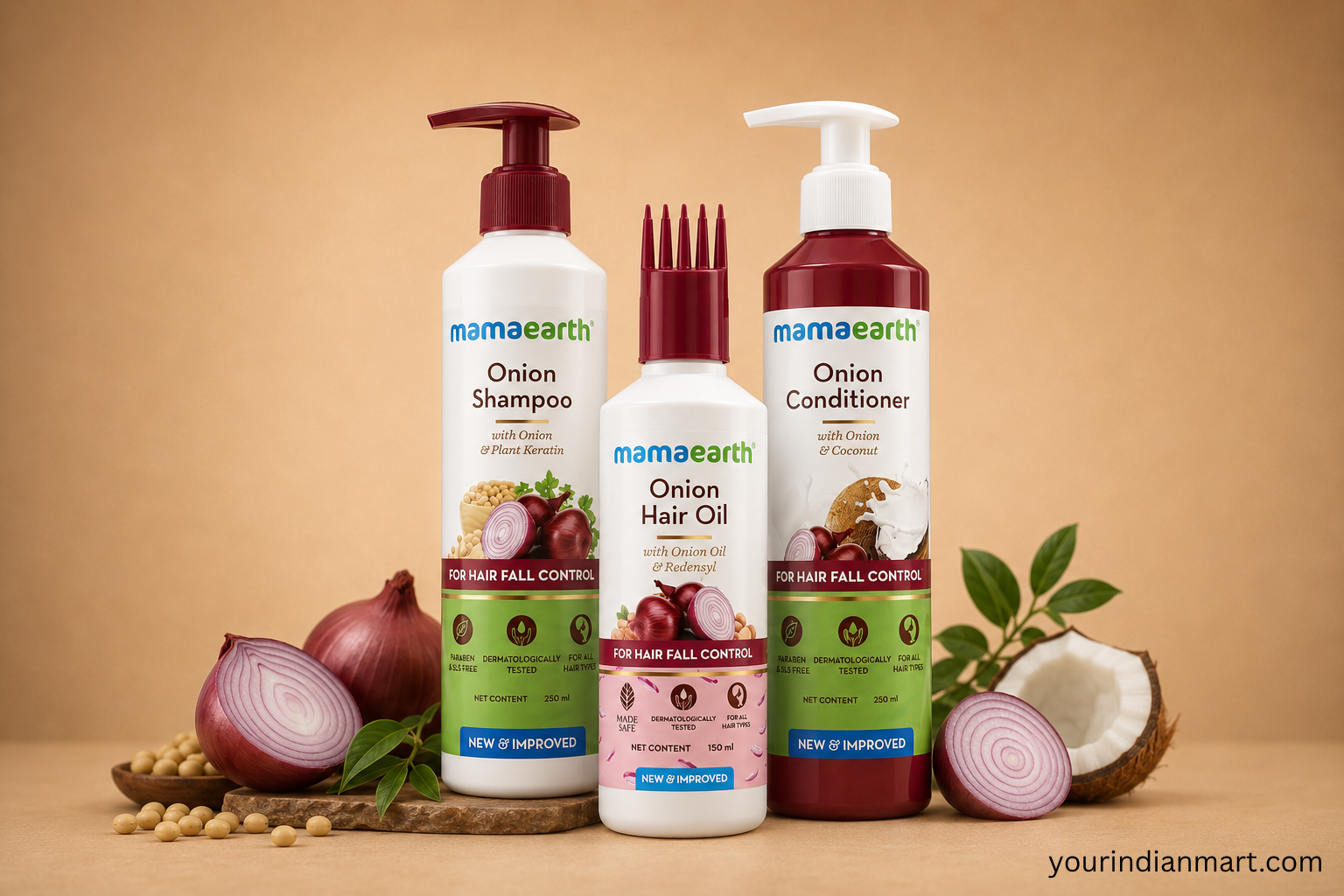 Mamaearth Onion Hair Oil Selection - Image 3