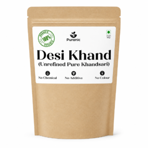 Organic Desi Khand (Khandsari) 900g — chemical & pesticide free
