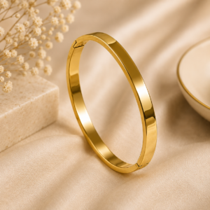 Plain Stackable Bangle Bracelet 4mm — waterproof, anti-tarnish