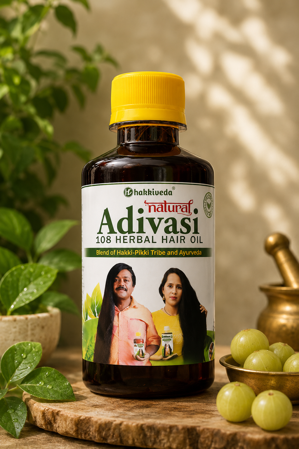 Hakiveda 108 Herbal Ayurvedic Hair Oil - Image 2