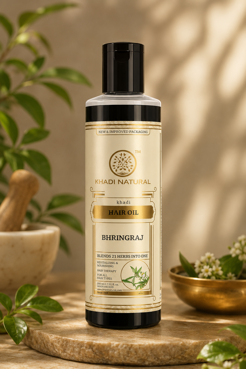 Khadi Natural Ayurvedic Bhringraj Hair Oil