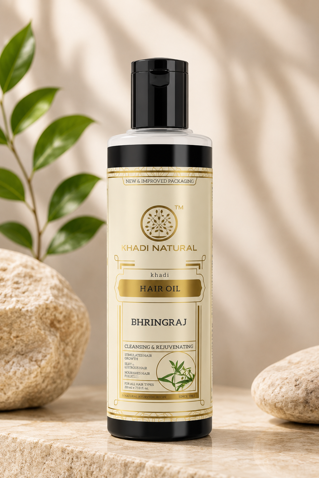 Khadi Natural Ayurvedic Bhringraj Hair Oil - Image 3