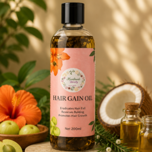 Handmade Beauty 24 Herbs Hair Gain Oil