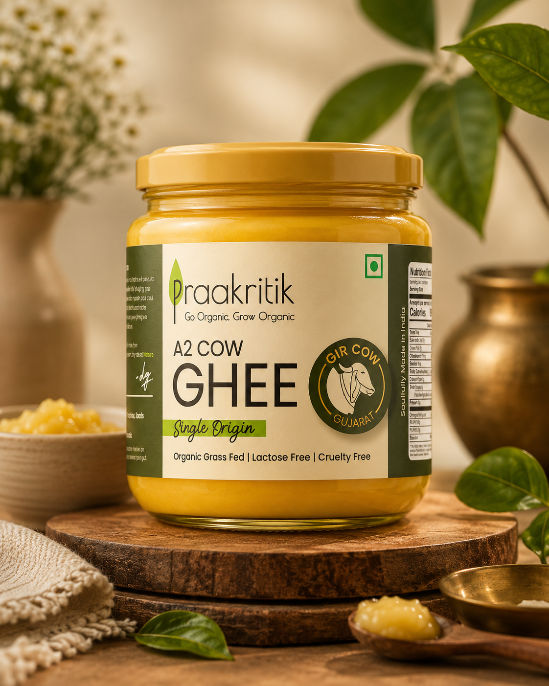 Praakritik Desi Gir Cow A2 Ghee