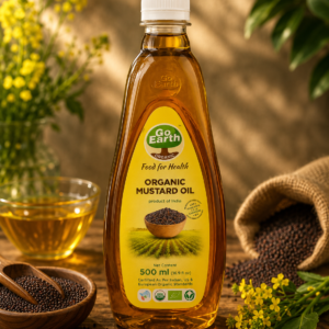 GoEarth Organic Cold-Pressed Mustard Oil