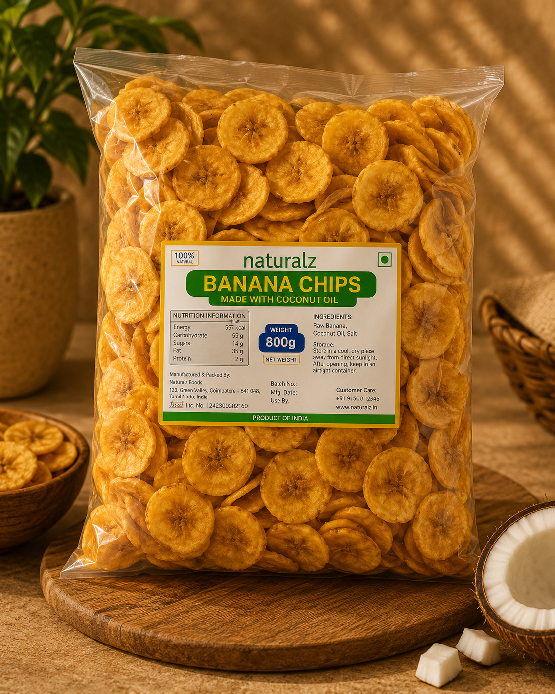 Naturalz Kerala Banana Chips - Image 3