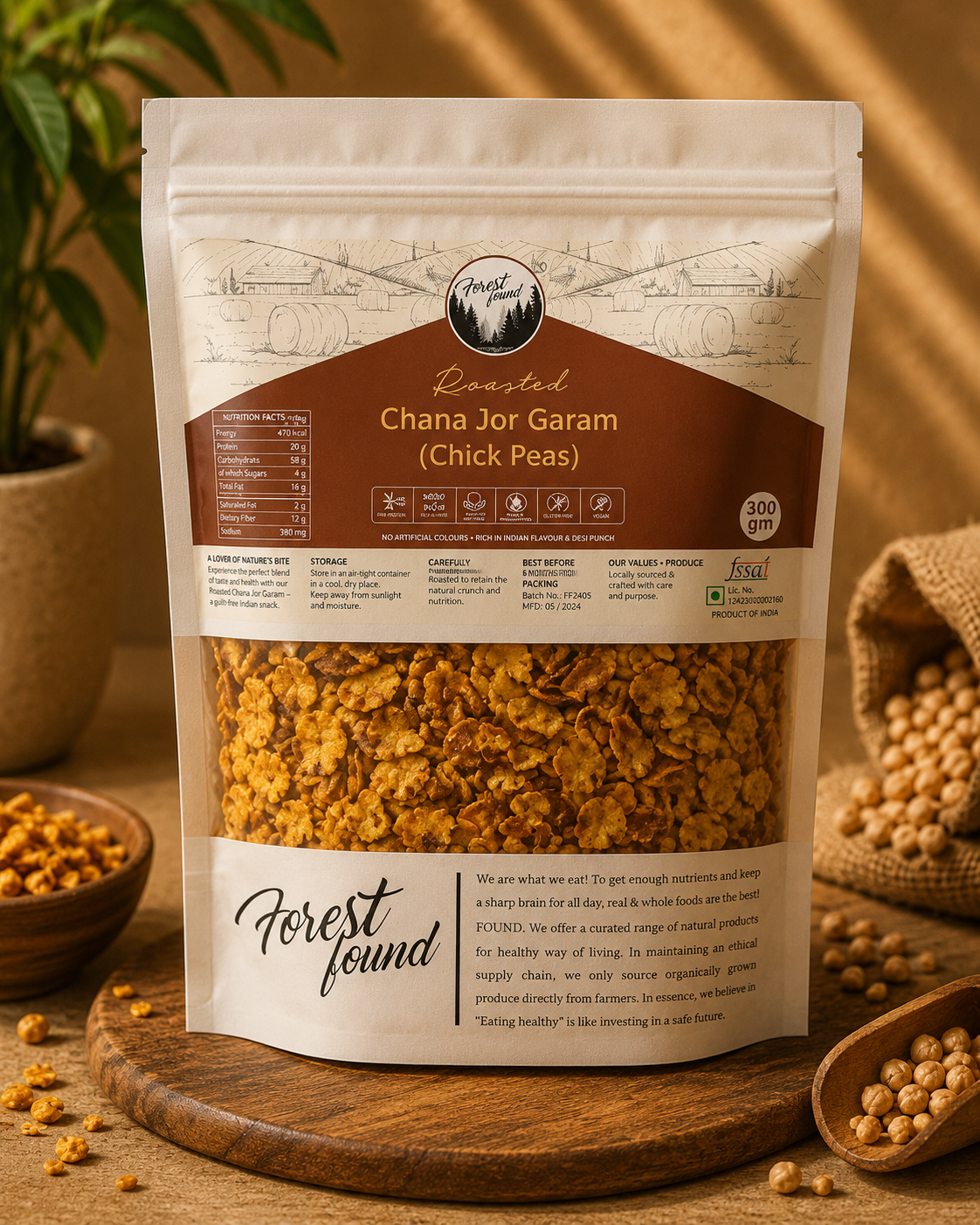 Forest Found Black Chana Jor Garam