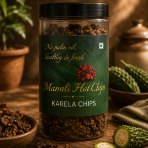 Manali Hot Organic Wafer Karela Chips