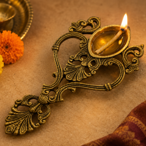 Premium Brass Diya Oil Lamp