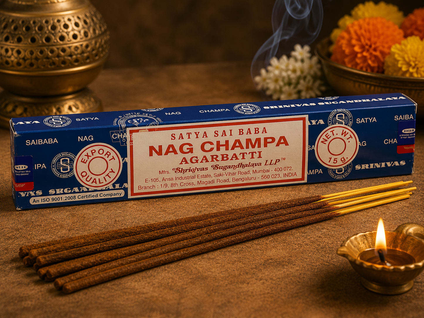 Satya Sai Nag Champa Incense Sticks - Image 3