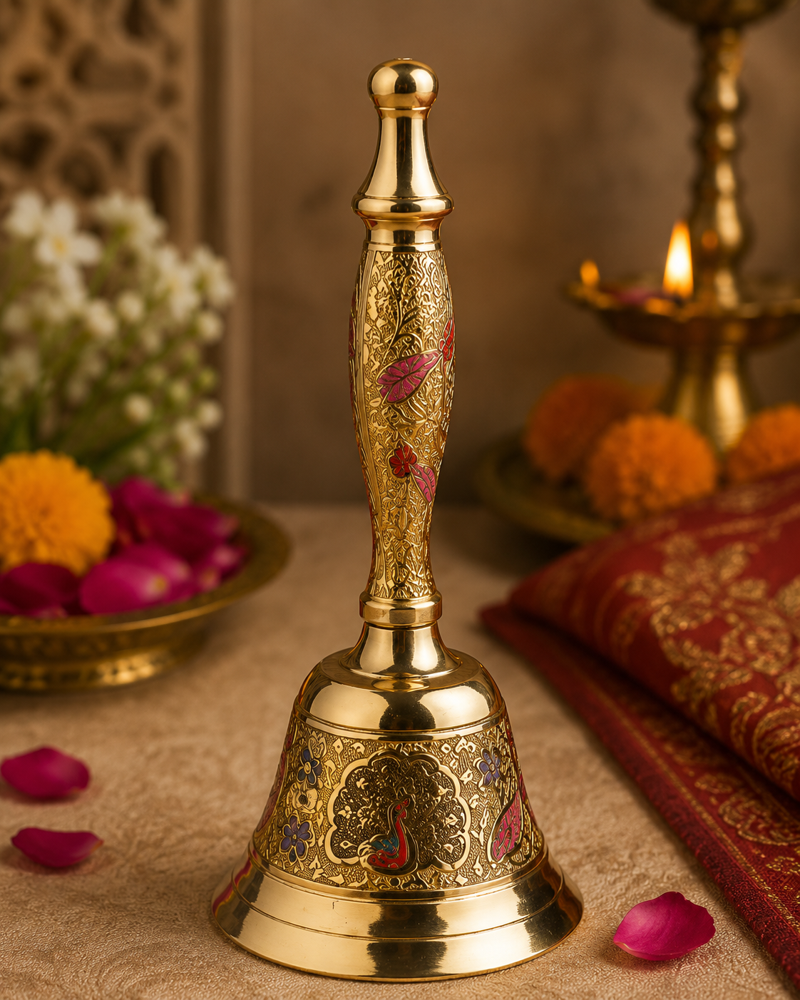 Brass Puja Bell Ghanti - Image 2