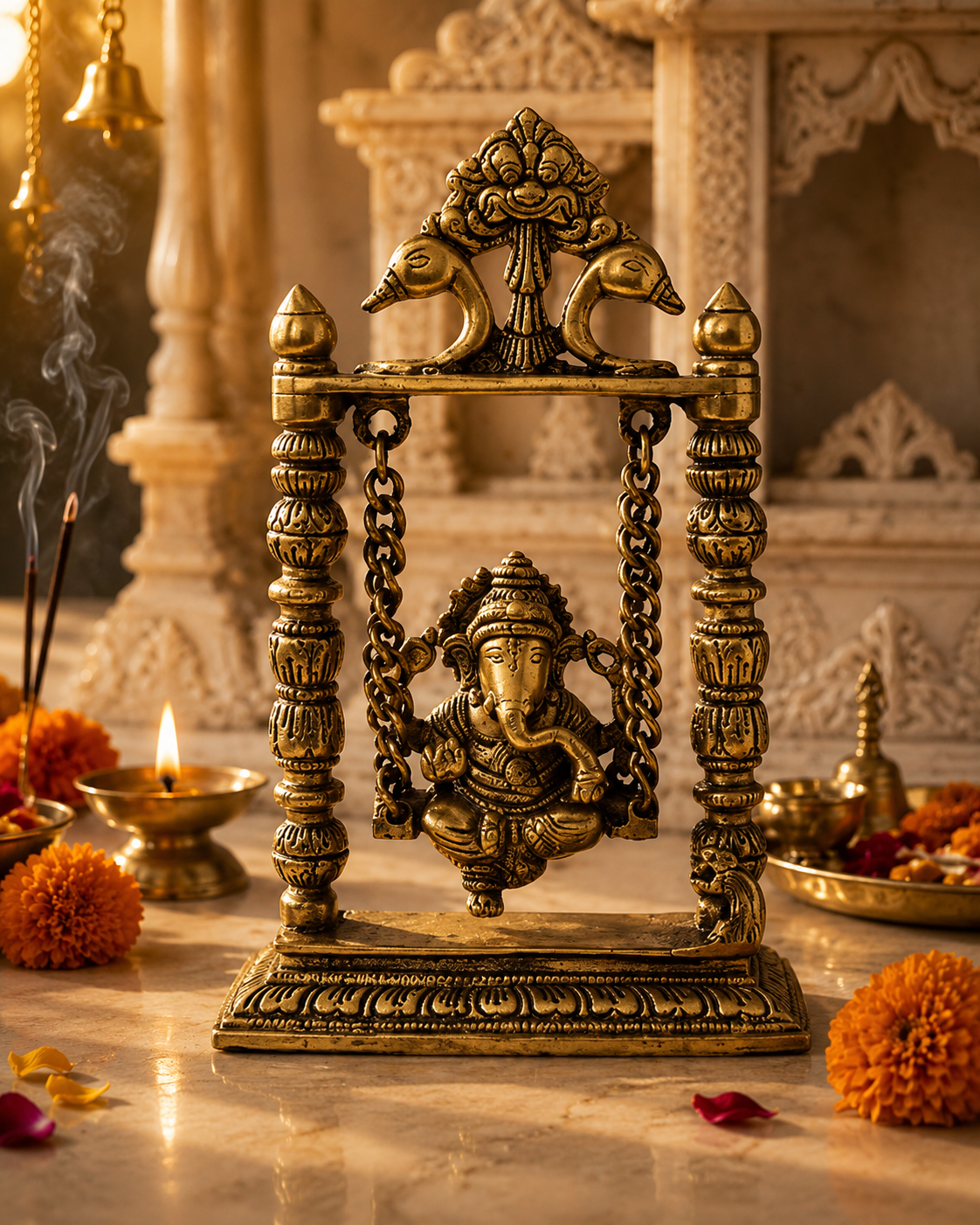 Brass Ganesha Statue