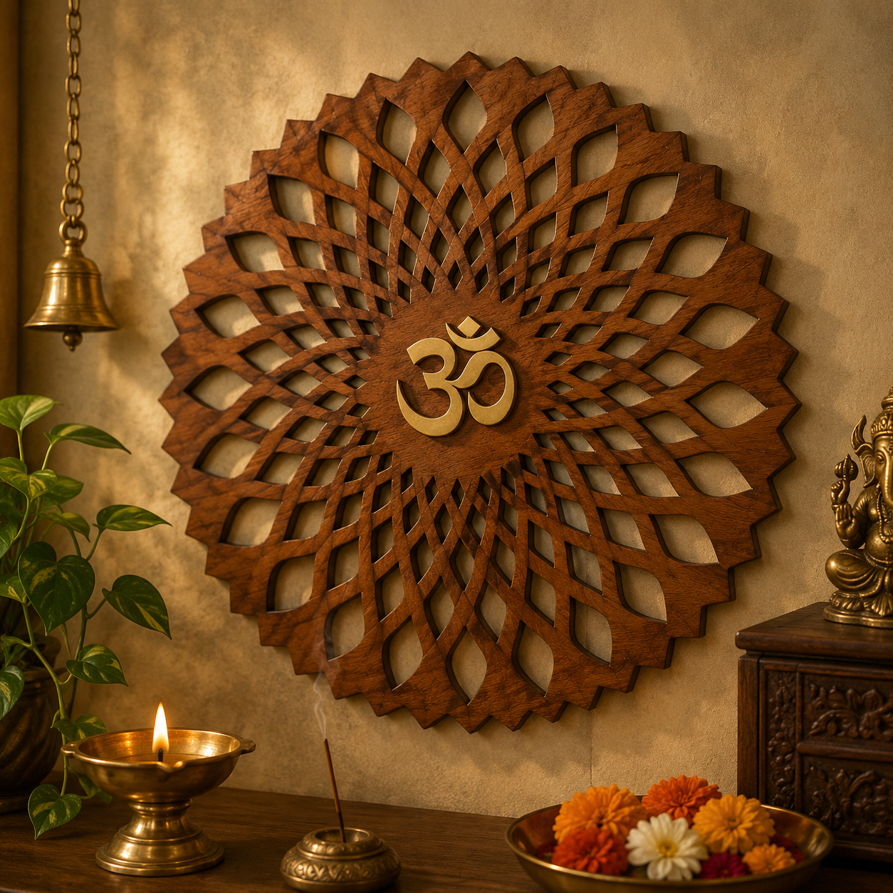 OM Symbol Wall Hanging