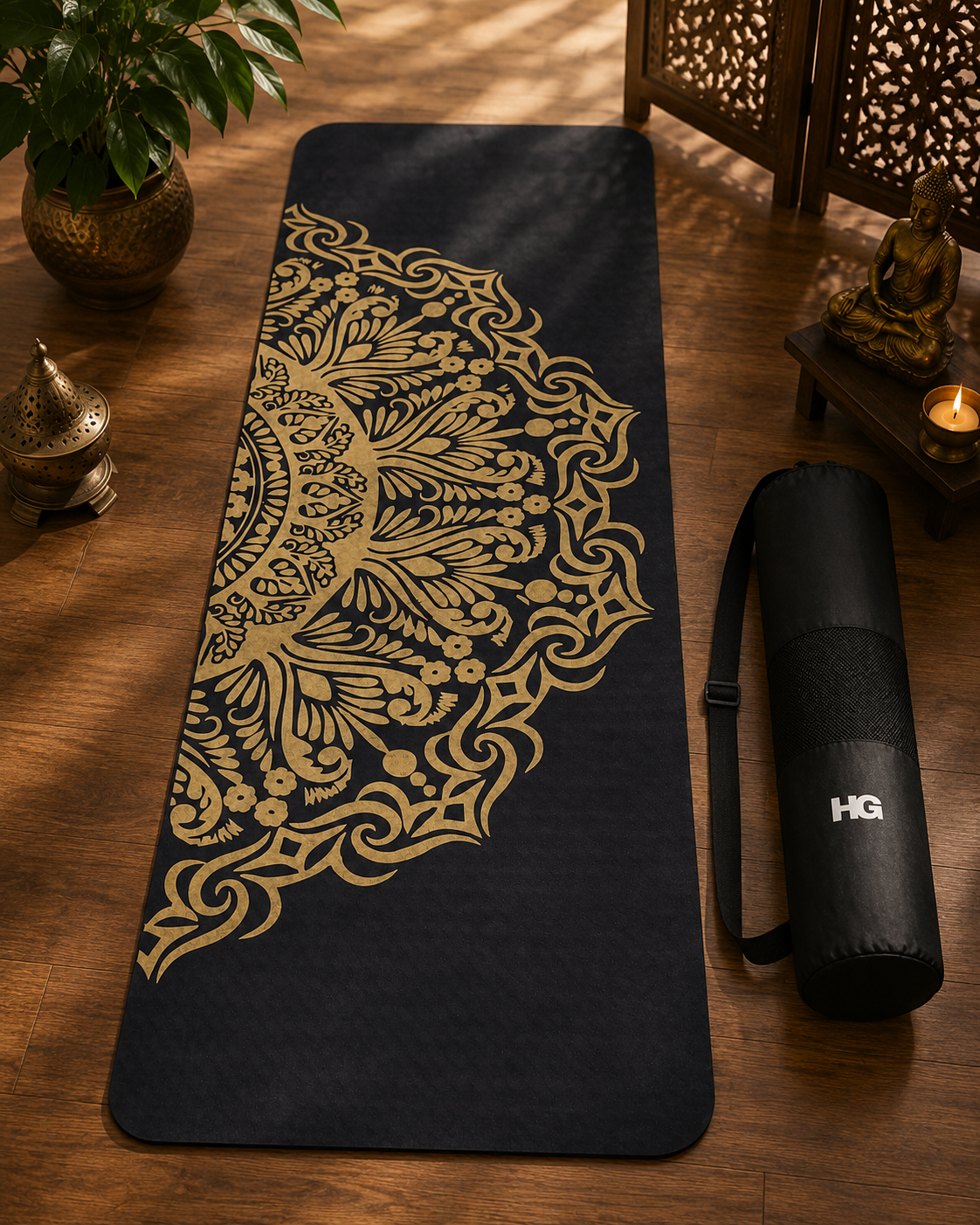 Mandala Printed Yoga Mat - Image 3