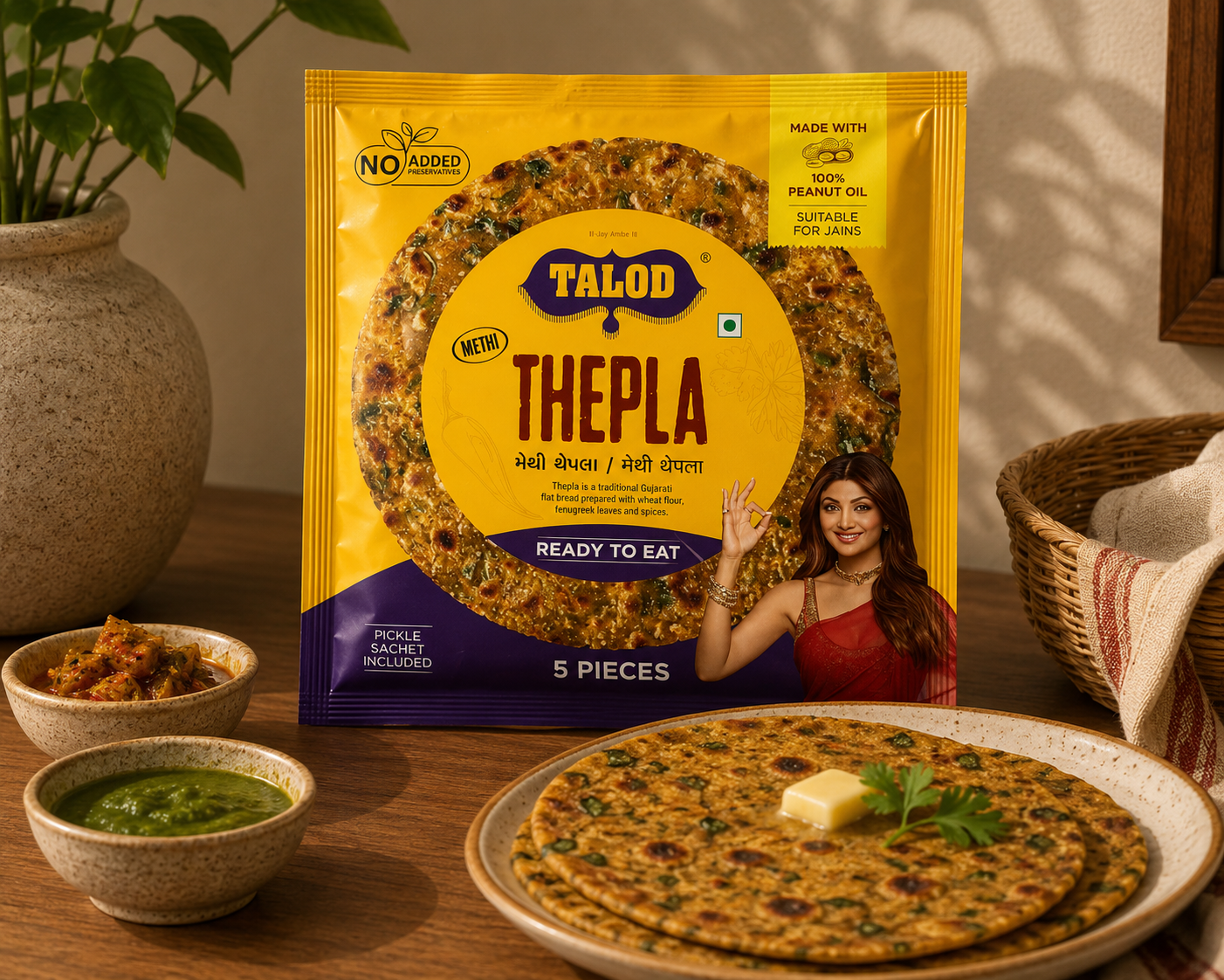 Gujarati Methi Thepla Mix - Image 2