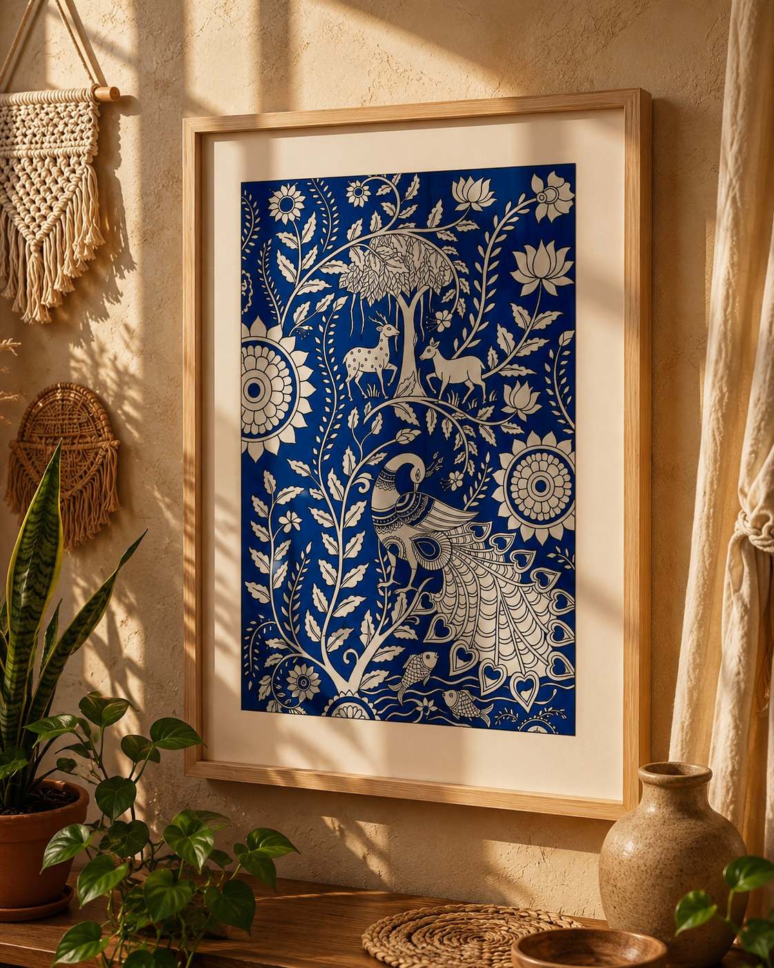 Madhubani Wall Hanging Folk Art - Image 2